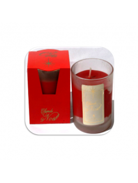 Candela - Bicchiere Satinato Natalizio - NB70 - Cereria Muto 1920