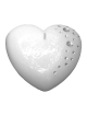 Candle Heart with Swarovski - Cereria Muto 1920