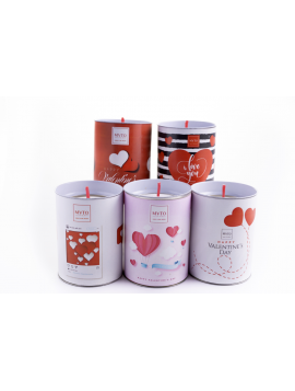 Scented candle in ecological paper - Aroma Passion (15 pcs mixed)