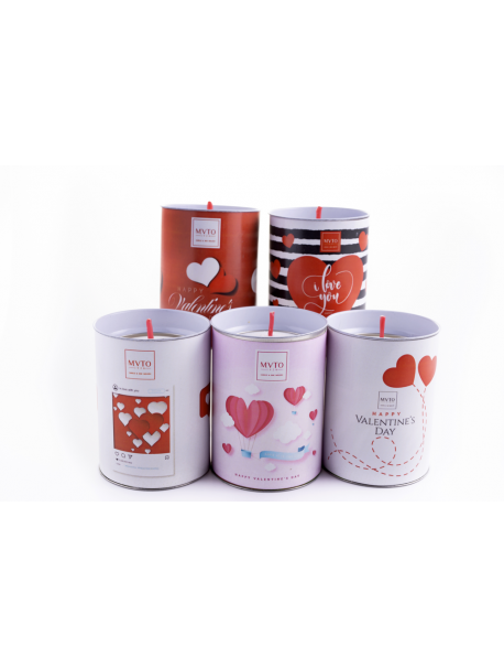 Scented candle in ecological paper - Aroma Passion (15 pcs mixed)